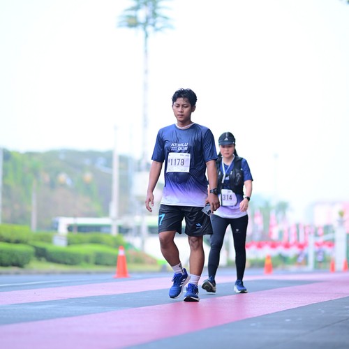 Race photo from KEMLU RUN 2026