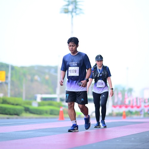 Race photo from KEMLU RUN 2026