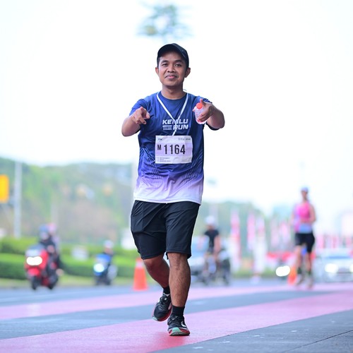 Race photo from KEMLU RUN 2026
