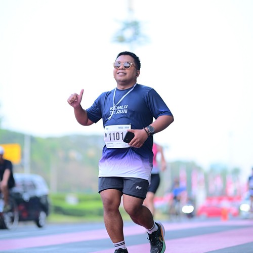 Race photo from KEMLU RUN 2026