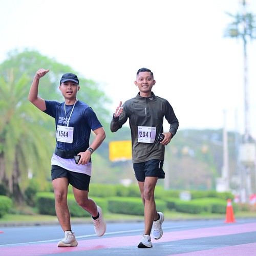 Race photo from KEMLU RUN 2026