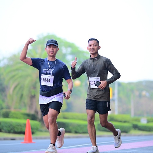 Race photo from KEMLU RUN 2026