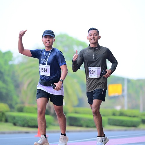 Race photo from KEMLU RUN 2026
