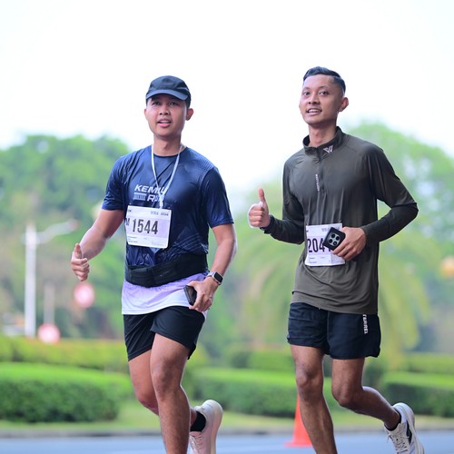 Race photo from KEMLU RUN 2026