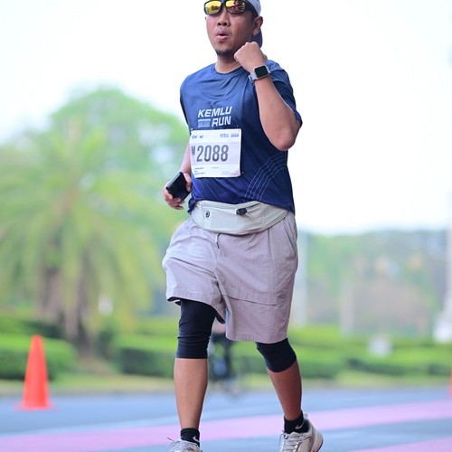 Race photo from KEMLU RUN 2026