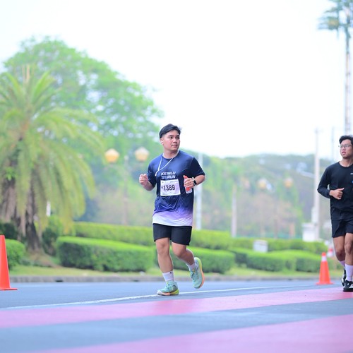 Race photo from KEMLU RUN 2026