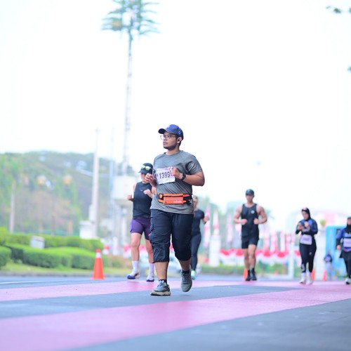 Race photo from KEMLU RUN 2026