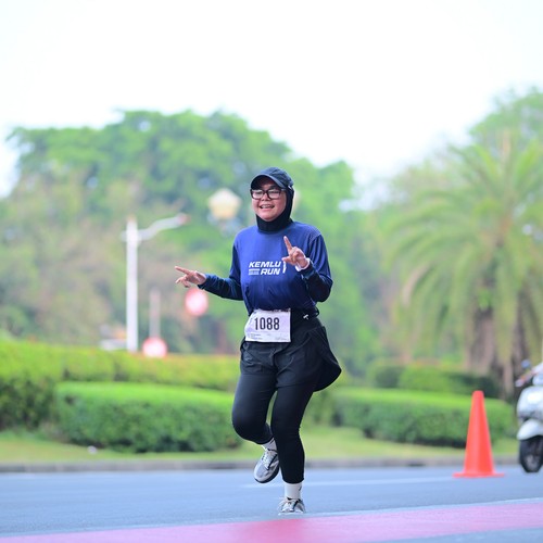 Race photo from KEMLU RUN 2026