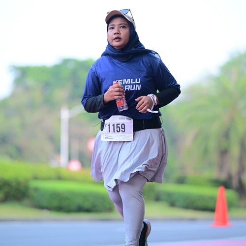 Race photo from KEMLU RUN 2026