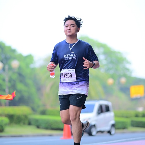 Race photo from KEMLU RUN 2026