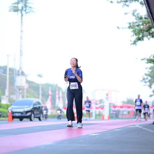 Race photo from KEMLU RUN 2026