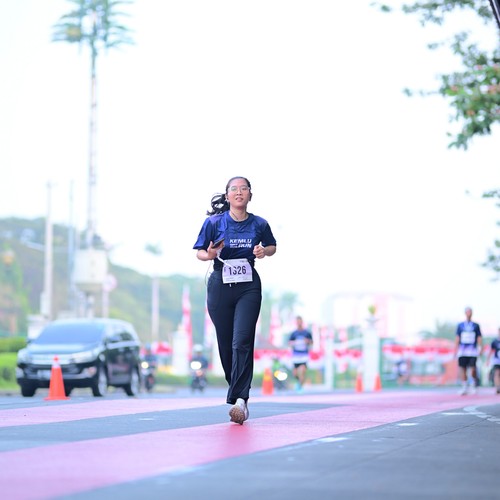 Race photo from KEMLU RUN 2026