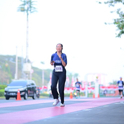 Race photo from KEMLU RUN 2026