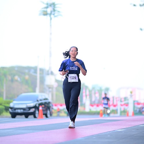 Race photo from KEMLU RUN 2026