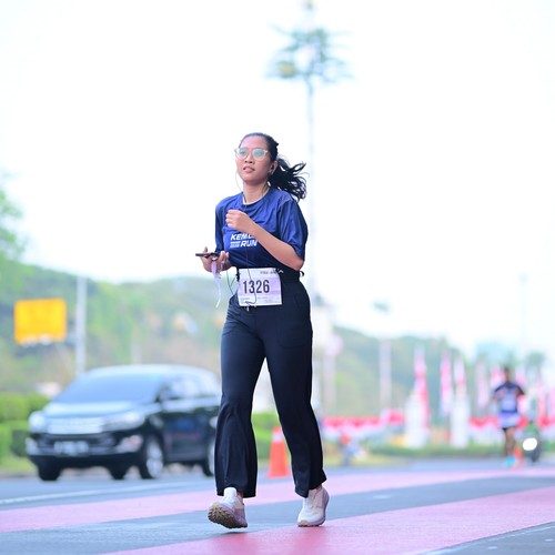 Race photo from KEMLU RUN 2026