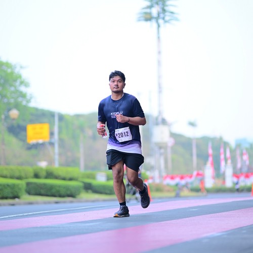 Race photo from KEMLU RUN 2026