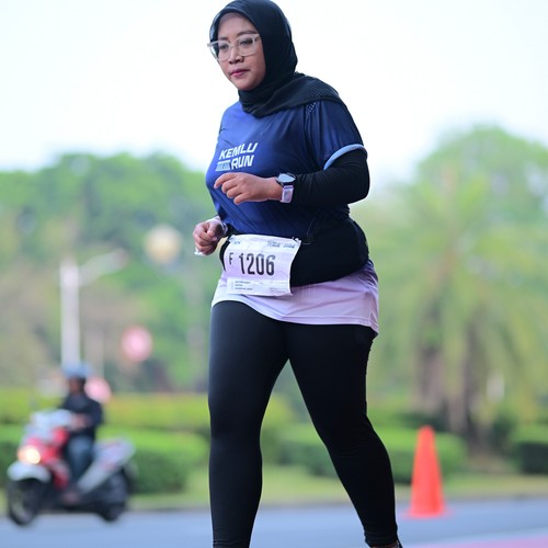 Race photo from KEMLU RUN 2026