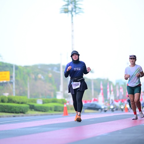 Race photo from KEMLU RUN 2026