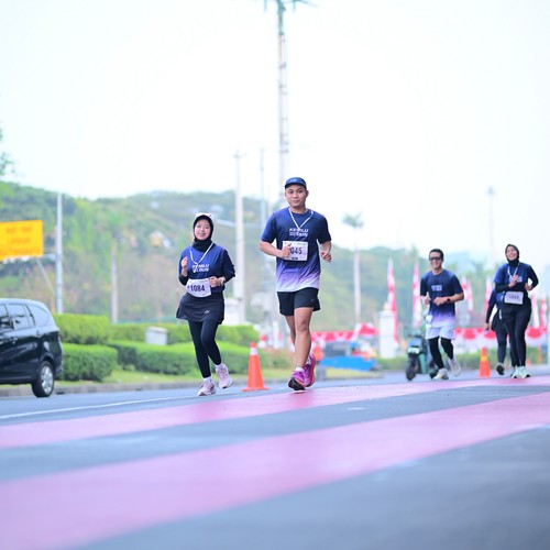 Race photo from KEMLU RUN 2026
