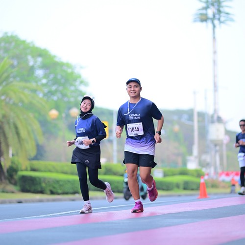 Race photo from KEMLU RUN 2026