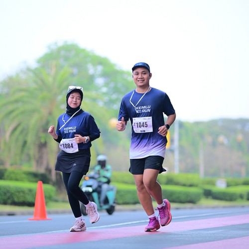 Race photo from KEMLU RUN 2026