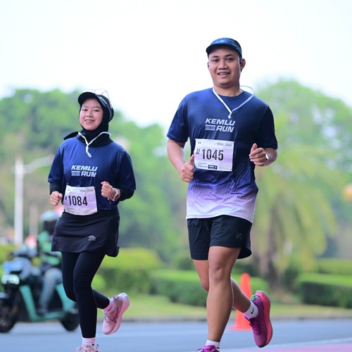 Race photo from KEMLU RUN 2026