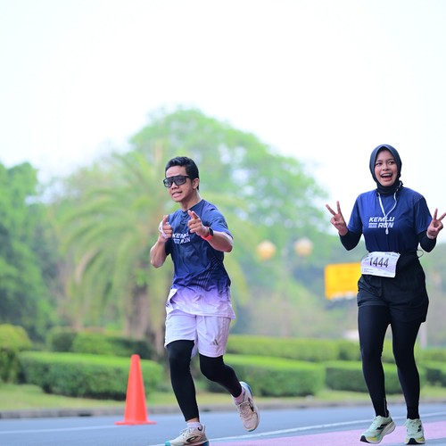 Race photo from KEMLU RUN 2026