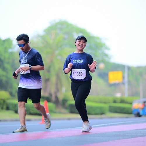 Race photo from KEMLU RUN 2026