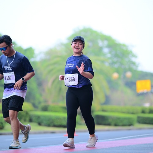 Race photo from KEMLU RUN 2026