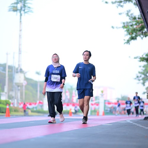 Race photo from KEMLU RUN 2026