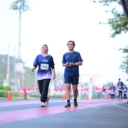 Race photo from KEMLU RUN 2026