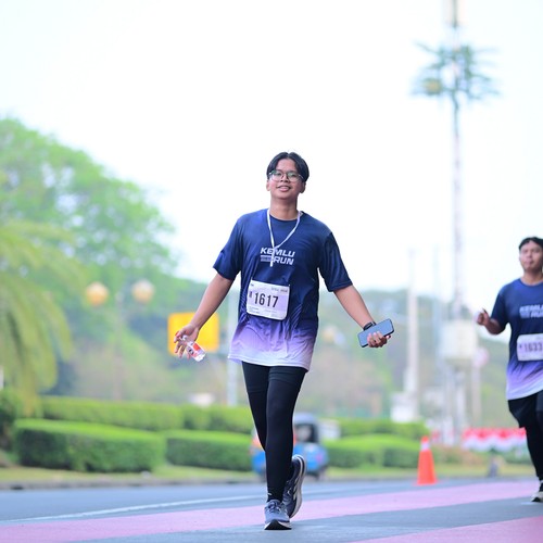Race photo from KEMLU RUN 2026