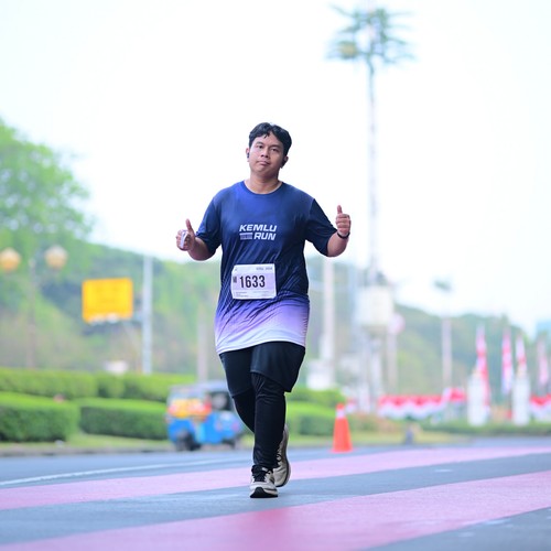 Race photo from KEMLU RUN 2026