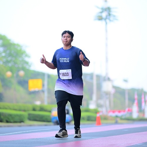 Race photo from KEMLU RUN 2026