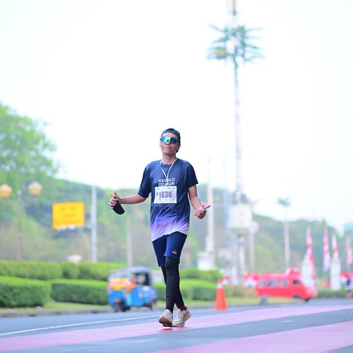 Race photo from KEMLU RUN 2026