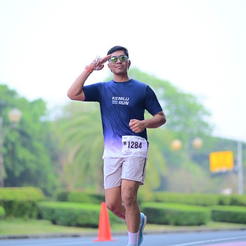 Race photo from KEMLU RUN 2026