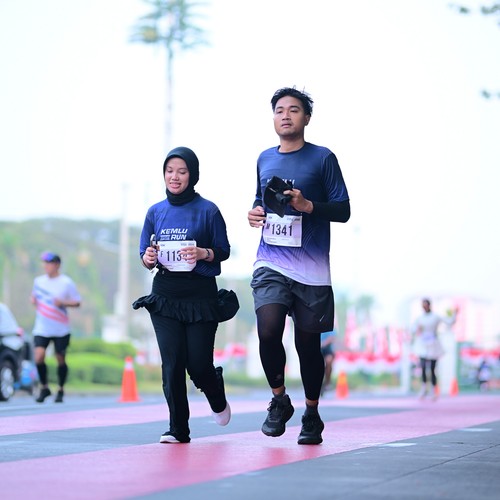 Race photo from KEMLU RUN 2026