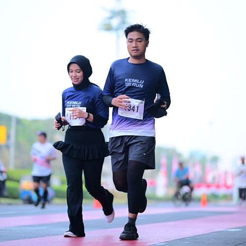 Race photo from KEMLU RUN 2026