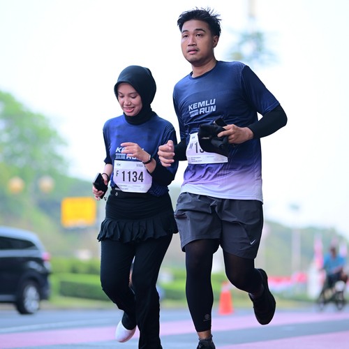 Race photo from KEMLU RUN 2026