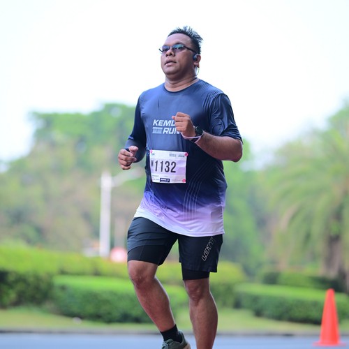 Race photo from KEMLU RUN 2026