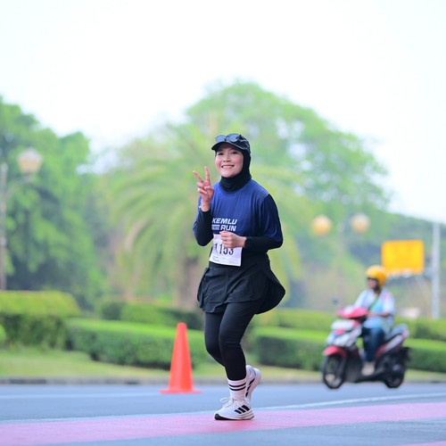 Race photo from KEMLU RUN 2026