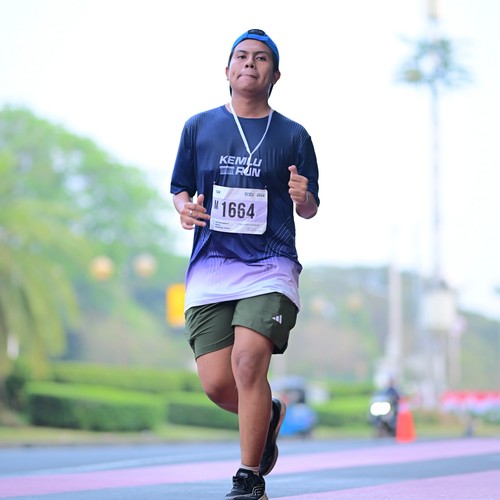 Race photo from KEMLU RUN 2026