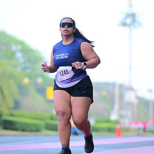 Race photo from KEMLU RUN 2026