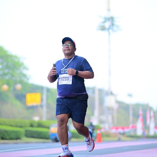 Race photo from KEMLU RUN 2026