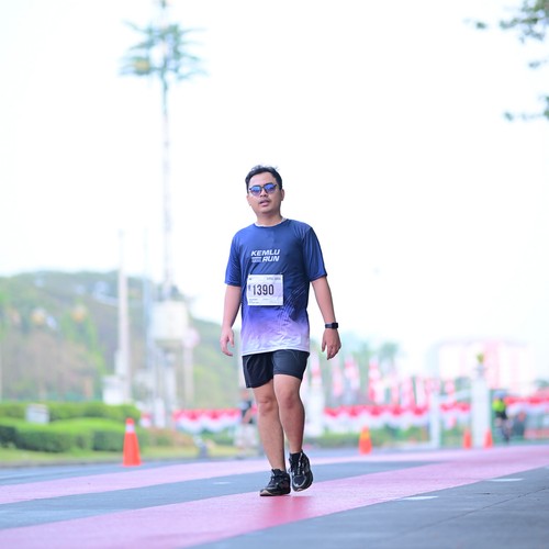 Race photo from KEMLU RUN 2026