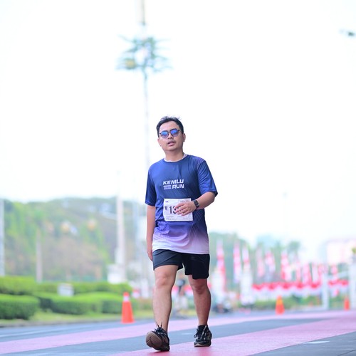 Race photo from KEMLU RUN 2026