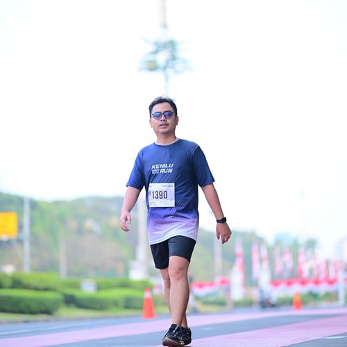 Race photo from KEMLU RUN 2026