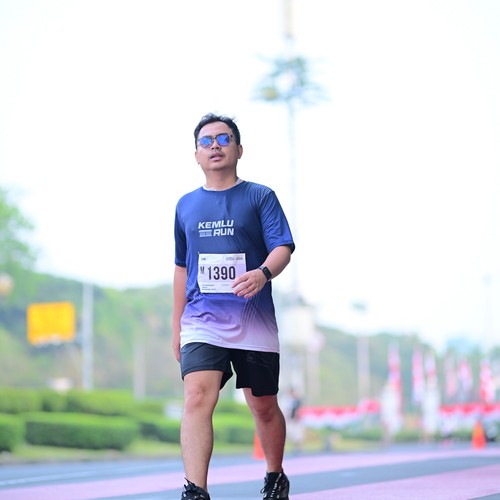 Race photo from KEMLU RUN 2026