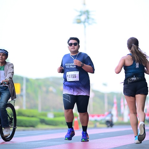 Race photo from KEMLU RUN 2026