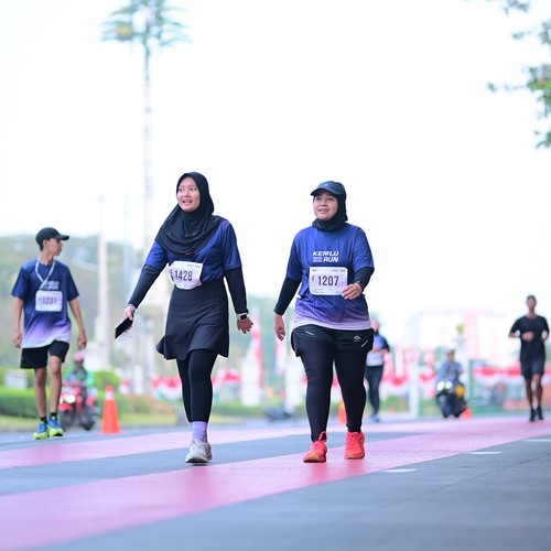 Race photo from KEMLU RUN 2026